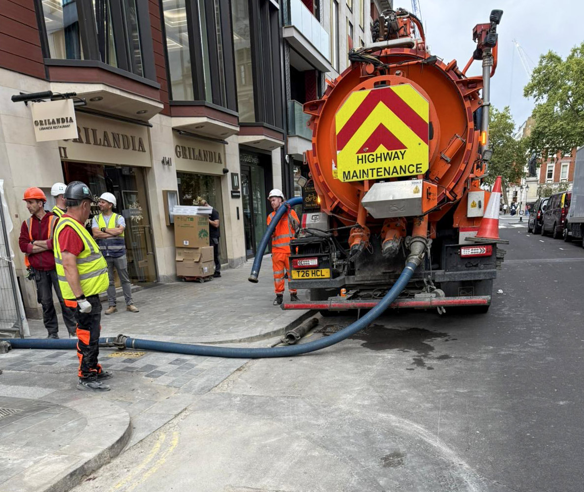 Mega-Cam survey van at work in London